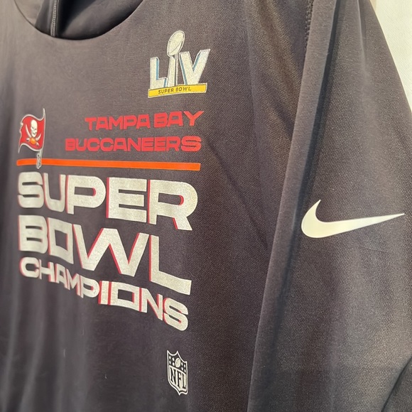 2XL Nike Buccaneers Super Bowl Champions Hoodie - Picture 2 of 5